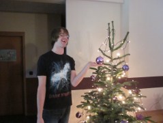 Gavin's first xmas tree